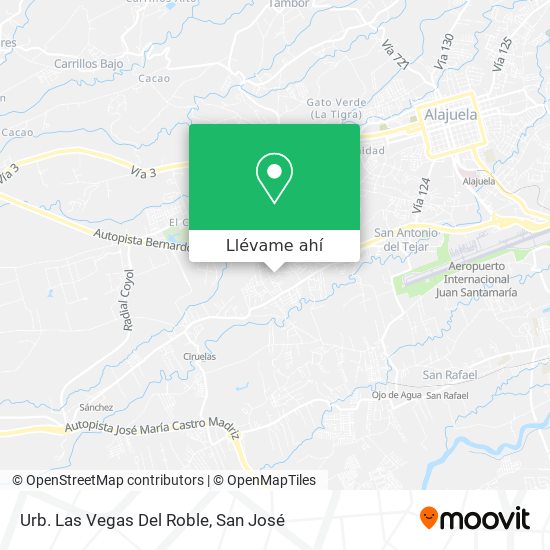 Mapa de Urb. Las Vegas Del Roble