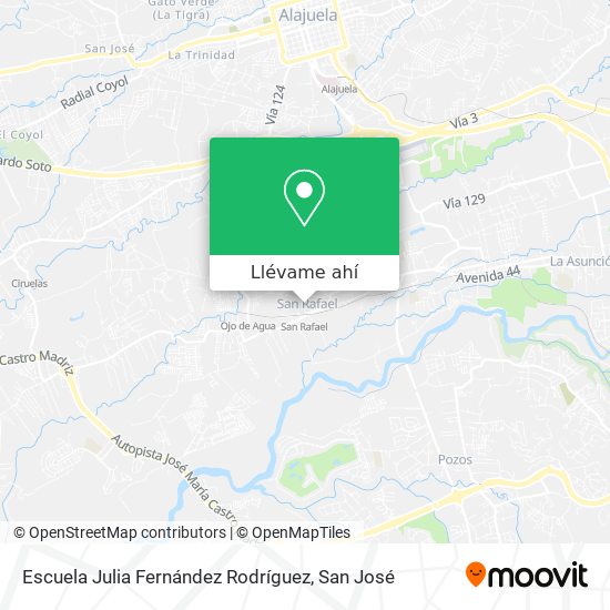 Mapa de Escuela Julia Fernández Rodríguez