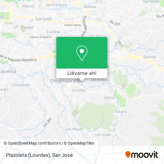 Mapa de Plazoleta (Lourdes)
