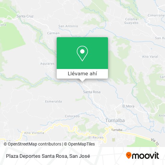 Mapa de Plaza Deportes Santa Rosa