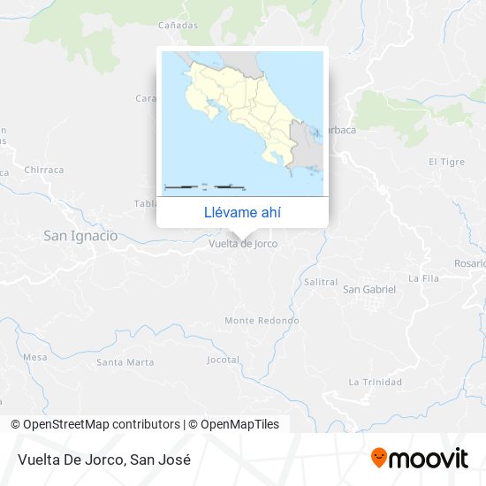 Mapa de Vuelta De Jorco