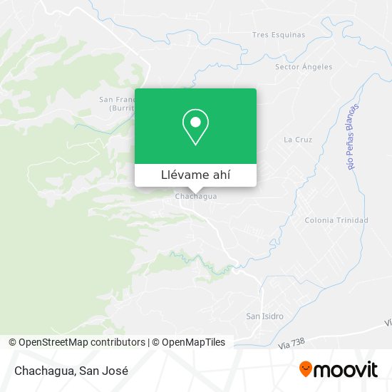 Mapa de Chachagua