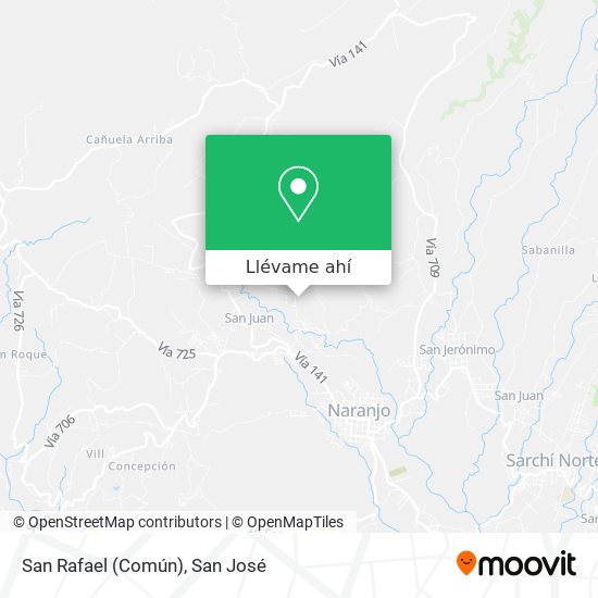 Mapa de San Rafael (Común)