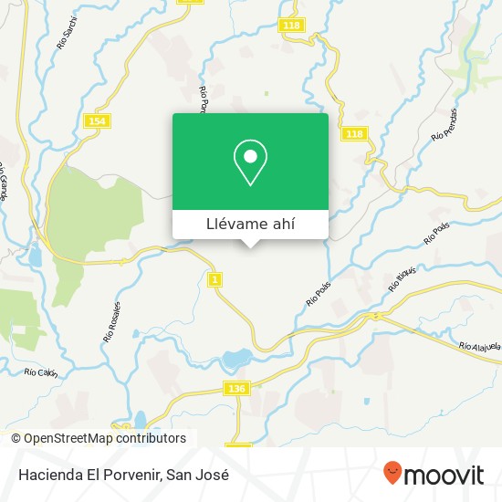 Mapa de Hacienda El Porvenir