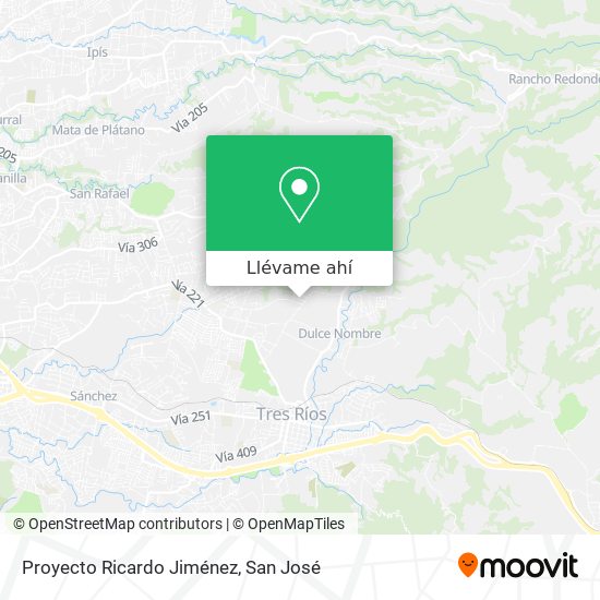 Mapa de Proyecto Ricardo Jiménez