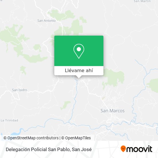 Mapa de Delegación Policial San Pablo
