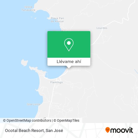 Mapa de Ocotal Beach Resort