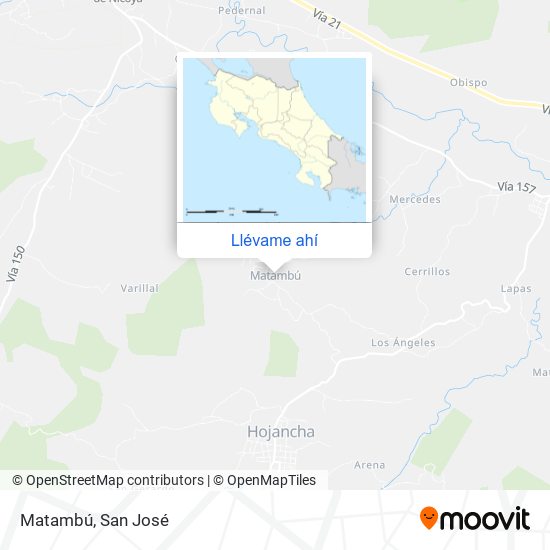 Mapa de Matambú