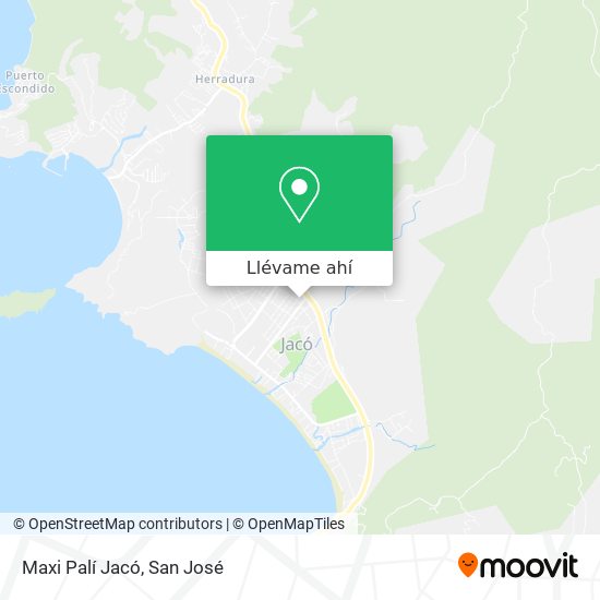 Mapa de Maxi Palí Jacó
