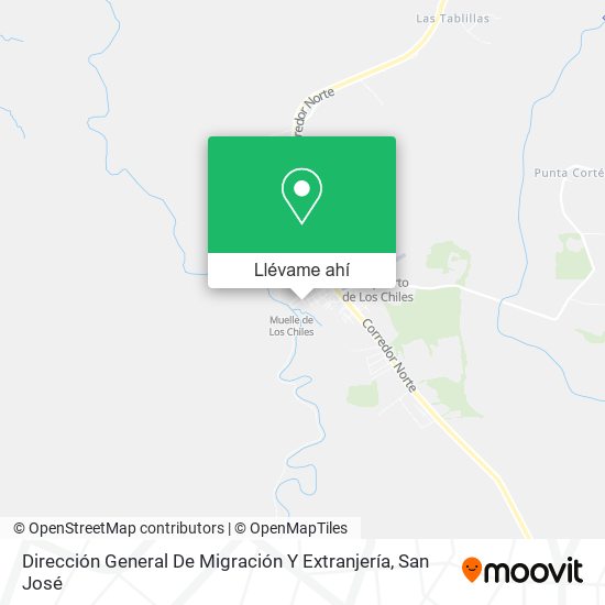 Mapa de Dirección General De Migración Y Extranjería