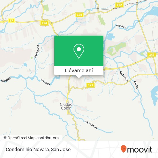Mapa de Condominio Novara