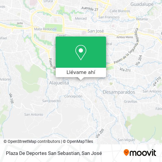 Mapa de Plaza De Deportes San Sebastian