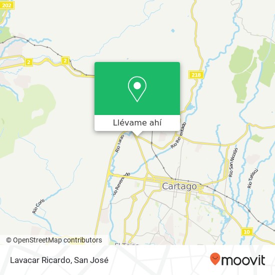 Mapa de Lavacar Ricardo