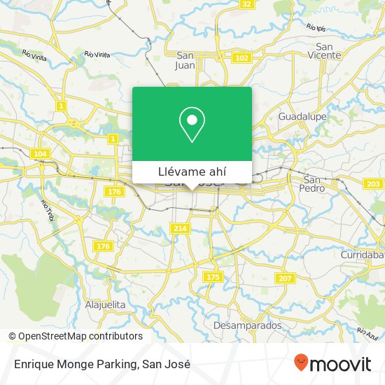Mapa de Enrique Monge Parking