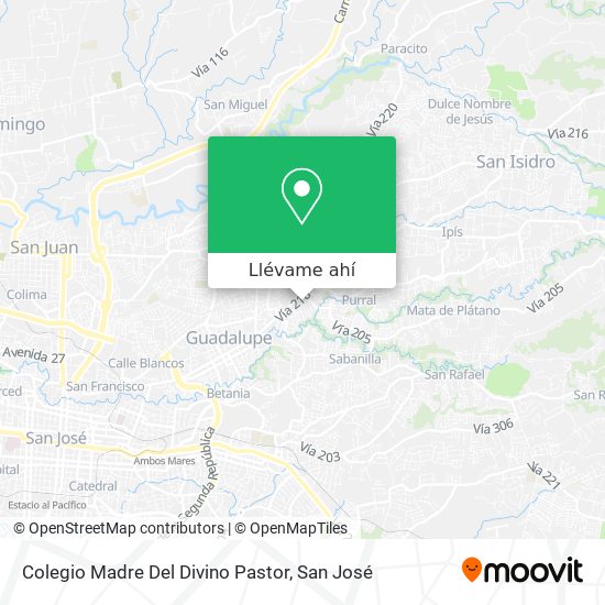 Mapa de Colegio Madre Del Divino Pastor
