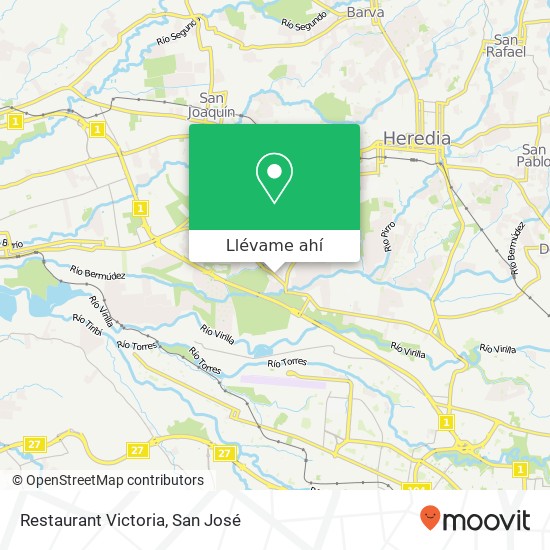 Mapa de Restaurant Victoria