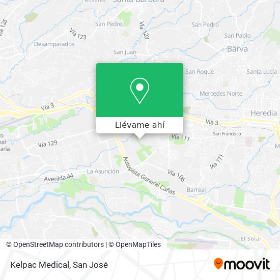 Mapa de Kelpac Medical