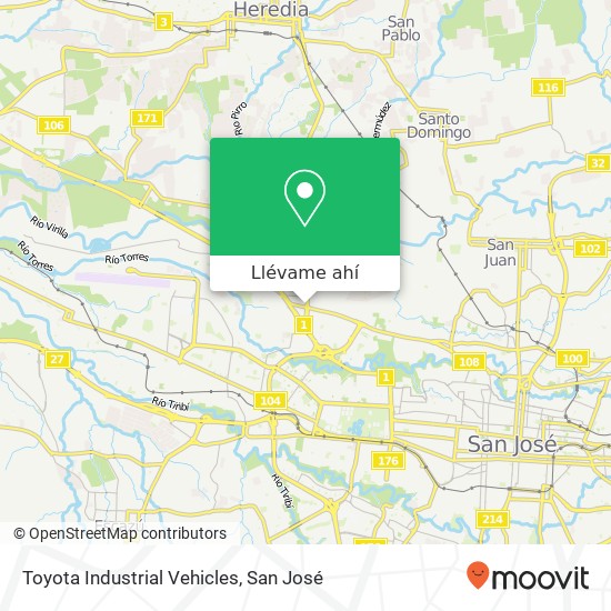 Mapa de Toyota Industrial Vehicles