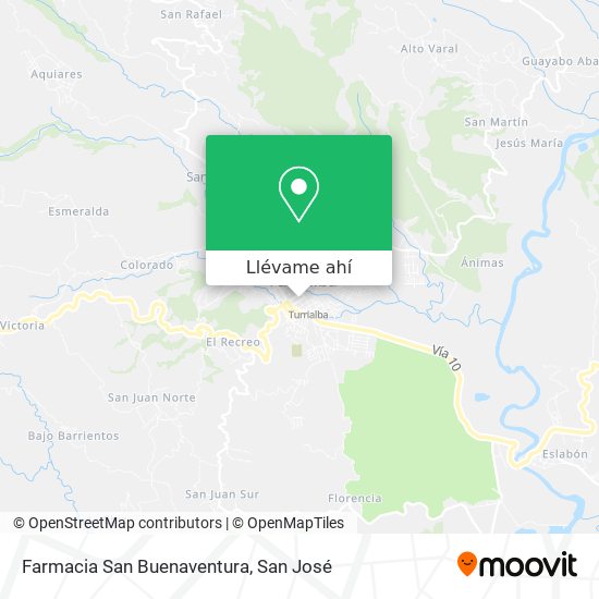 Mapa de Farmacia San Buenaventura