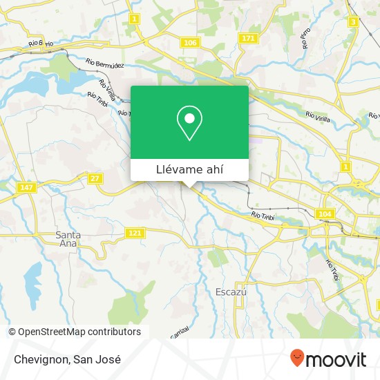 Mapa de Chevignon