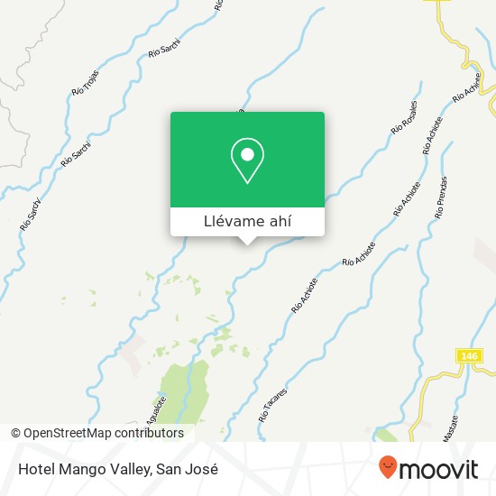 Mapa de Hotel Mango Valley