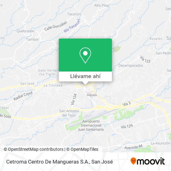 Mapa de Cetroma Centro De Mangueras S.A.