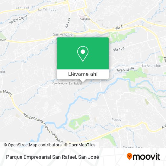 Mapa de Parque Empresarial San Rafael