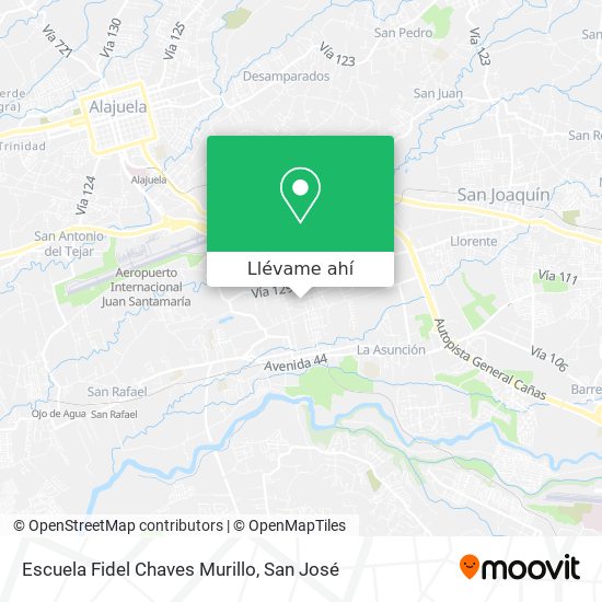 Mapa de Escuela Fidel Chaves Murillo