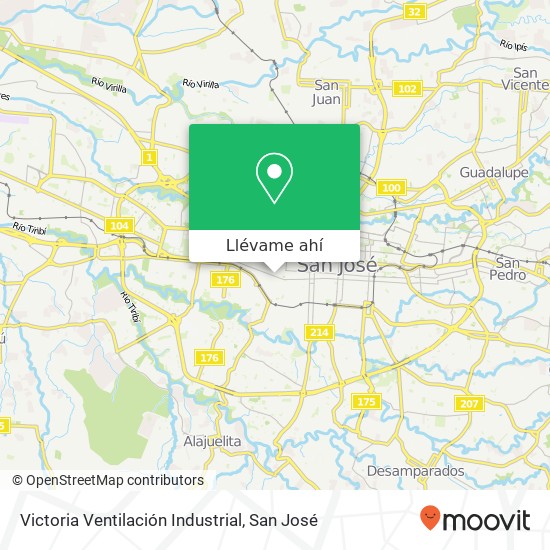 Mapa de Victoria Ventilación Industrial