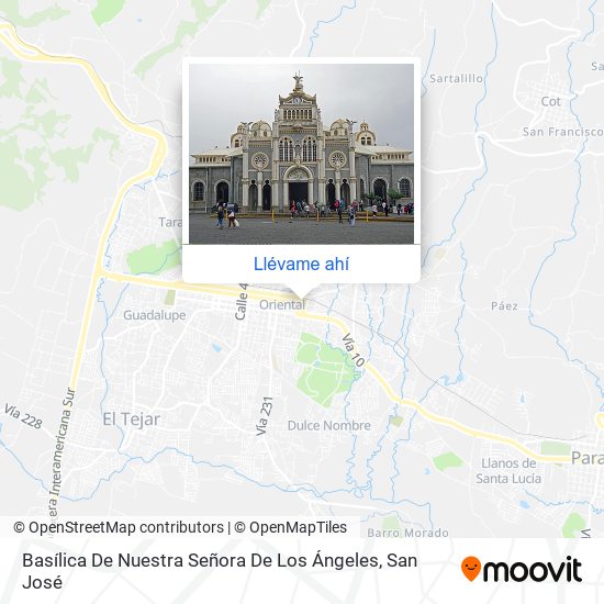Mapa de Basílica De Nuestra Señora De Los Ángeles