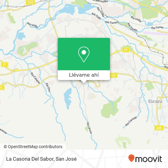 Mapa de La Casona Del Sabor