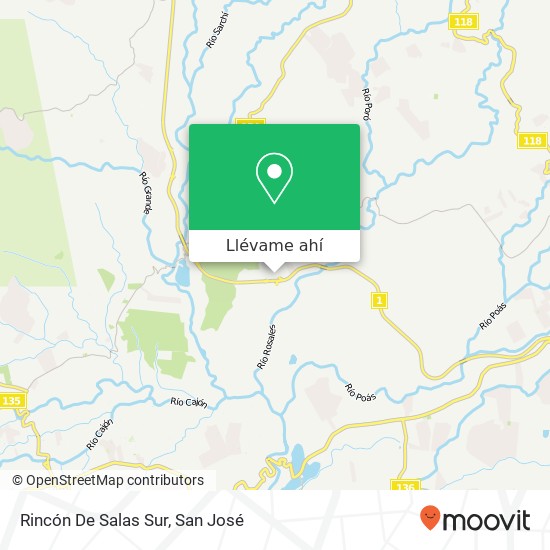 Mapa de Rincón De Salas Sur