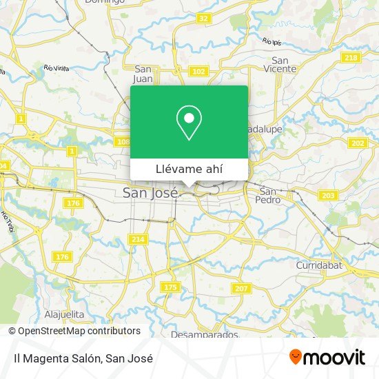 Mapa de Il Magenta Salón
