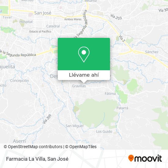 Mapa de Farmacia La Villa