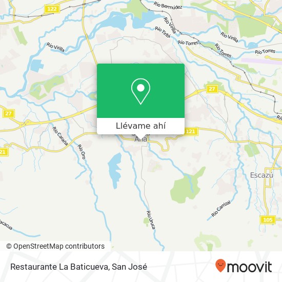 Mapa de Restaurante La Baticueva