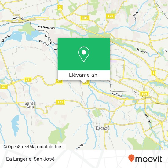 Mapa de Ea Lingerie