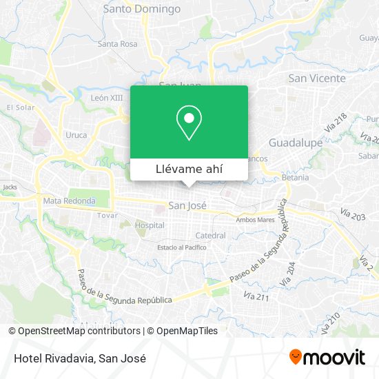 Mapa de Hotel Rivadavia
