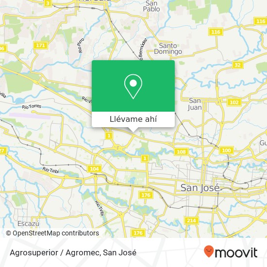 Mapa de Agrosuperior / Agromec
