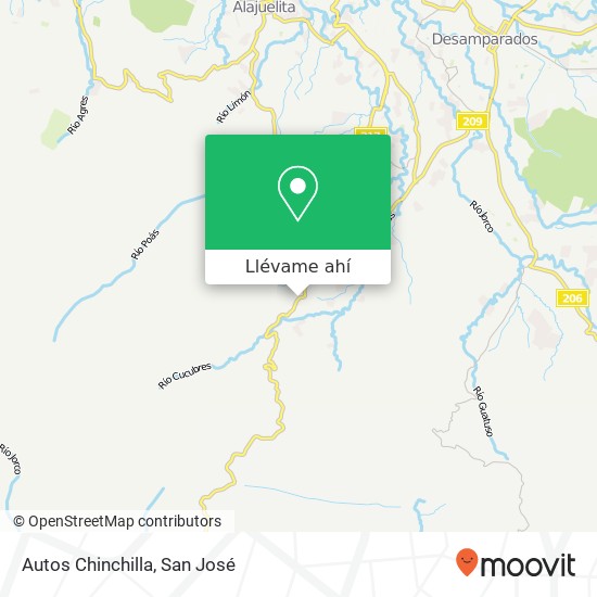 Mapa de Autos Chinchilla