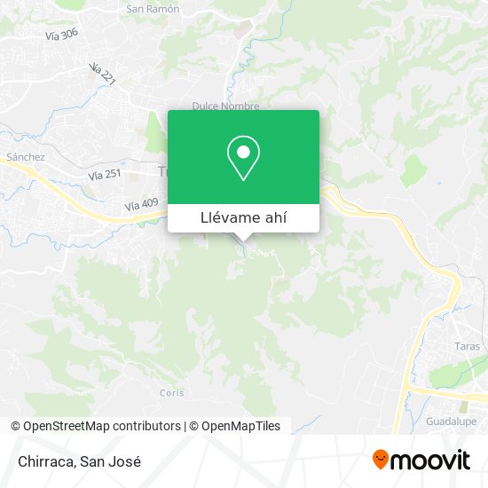 Mapa de Chirraca