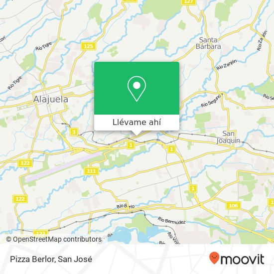 Mapa de Pizza Berlor