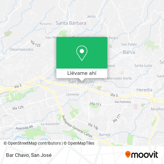 Mapa de Bar Chavo
