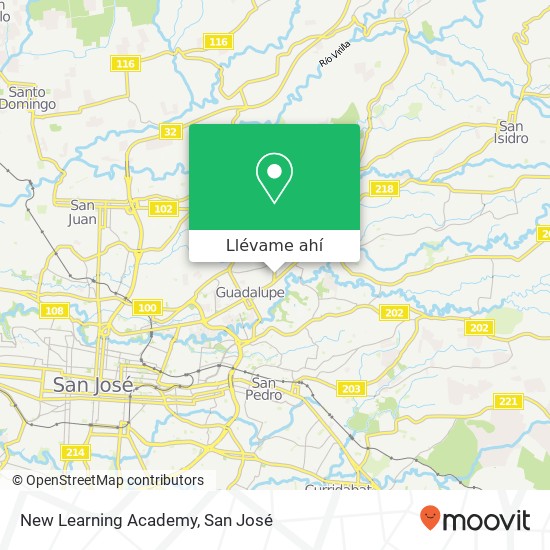 Mapa de New Learning Academy