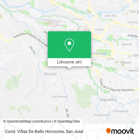 Mapa de Cond. Villas De Bello Horizonte