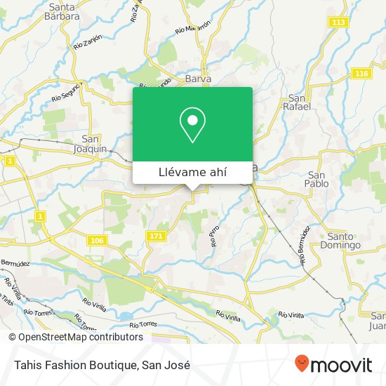 Mapa de Tahis Fashion Boutique