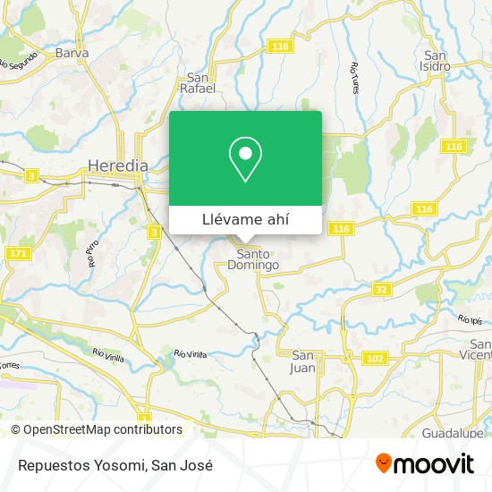 Mapa de Repuestos Yosomi