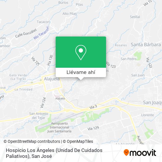 Mapa de Hospicio Los Ángeles (Unidad De Cuidados Paliativos)