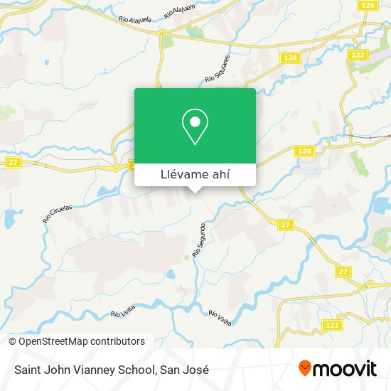 Mapa de Saint John Vianney School