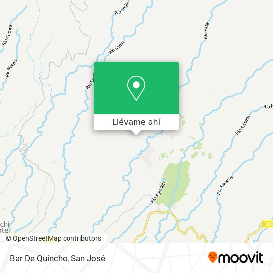 Mapa de Bar De Quincho