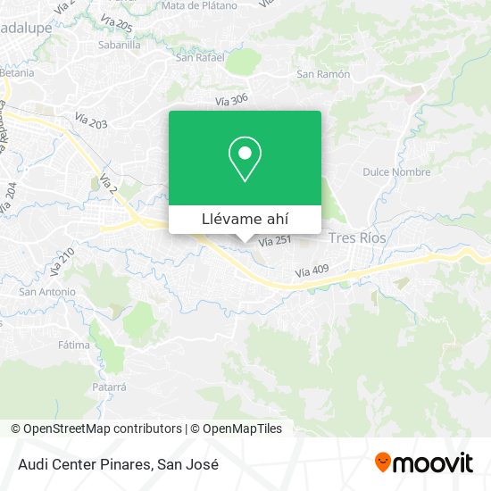 Mapa de Audi Center Pinares